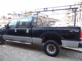 2002 Ford F-250 XLT Black Crew Cab 7.3L Turbo Diesel AT 4WD #F24745